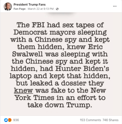Fact Checking Claims About the FBI, a Chinese Spy, and Hunter Biden’s Laptop