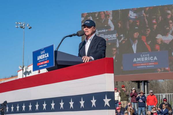 David Perdue Banks on a Trump Bump in Georgia