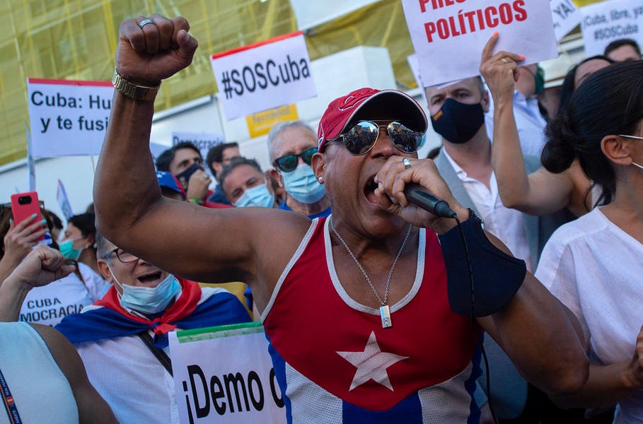 Did the White House Suggest Cuban Protests Were Only About Vaccines and U.S. Sanctions?