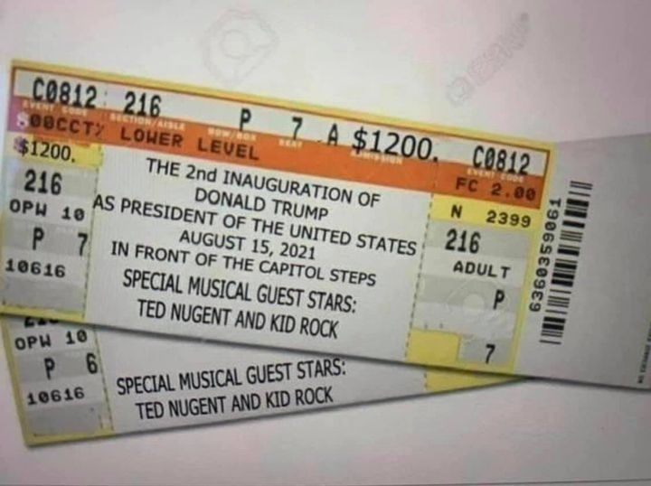 Are Tickets Available for a Second Inauguration of Donald Trump?