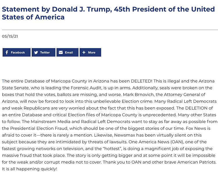 Was the Voter Database ‘Deleted’ in Maricopa County, Arizona?