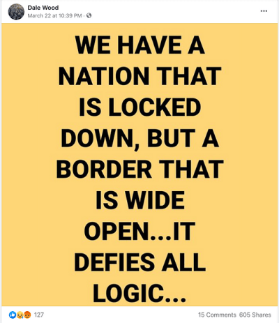 Is the Border ‘Wide Open’ While the Country Is ‘Locked Down’?