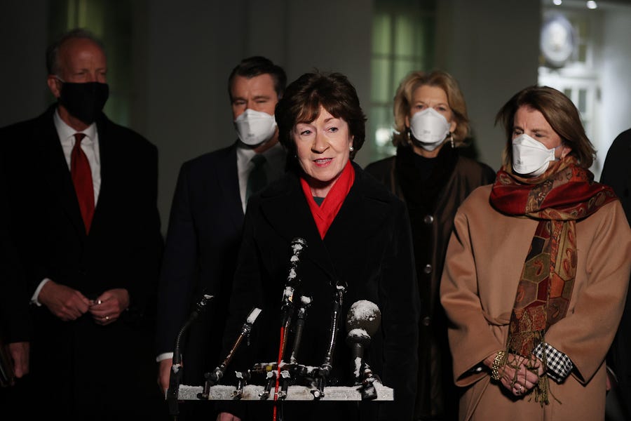 Uphill: Republicans Pitch Pared-Back Aid Plan