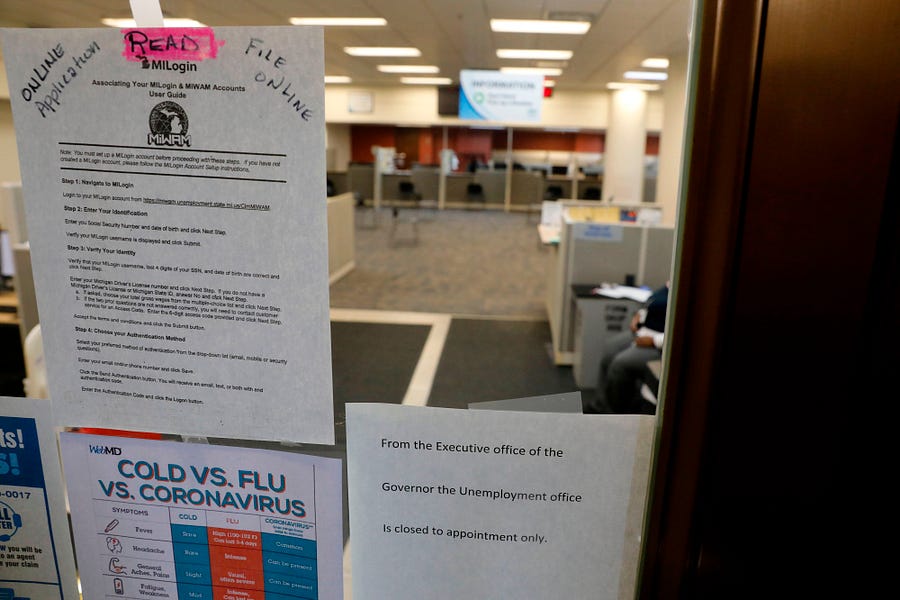 'Supercharged' Unemployment Insurance and Working Through a Pandemic