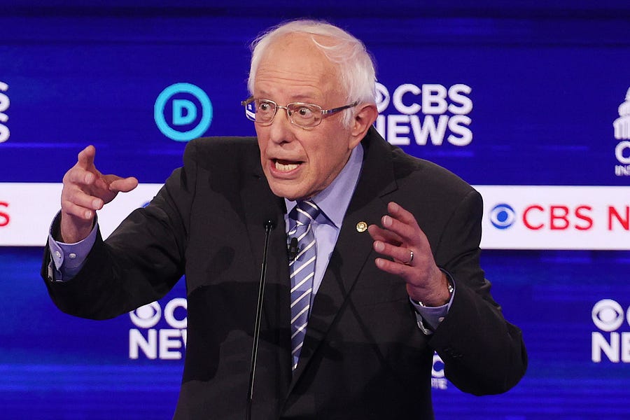 The Sandernista Shtick