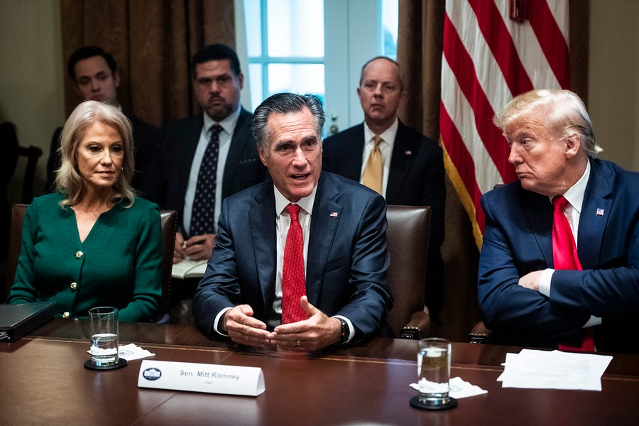 Did Mitt Romney Vote to Convict President Trump Because a Former Campaign Staffer Sat on Burisma’s Board?