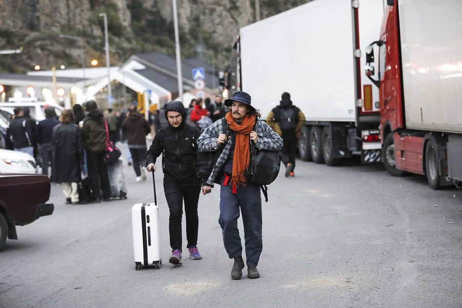 Conscription Fears Spark a Russian Exodus