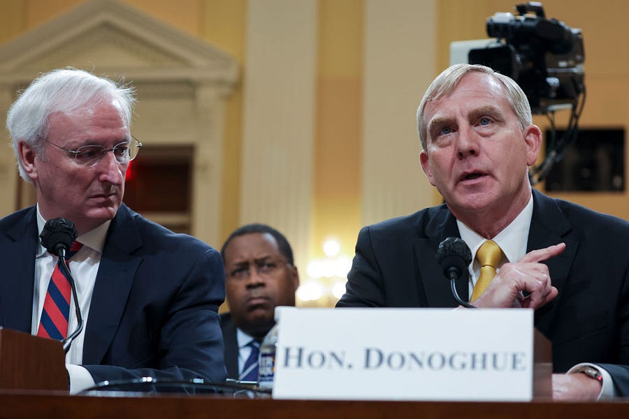 The Morning Dispatch: The Justice Department Officials Who Stood Up to Trump