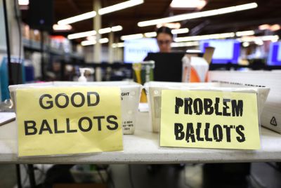 Orange County Processes Early Mail-In Ballots Ahead Of The Midterm Election In California
