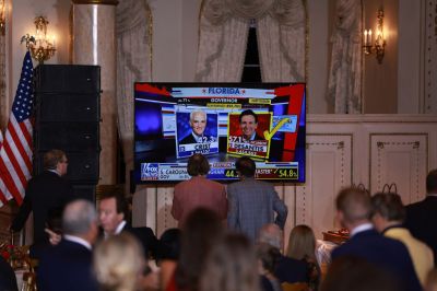 Former President Donald Trump Spends Midterm Election Night At Mar-a-Lago