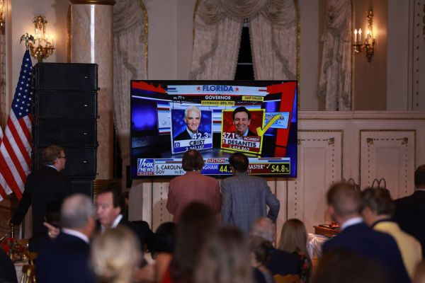 Former President Donald Trump Spends Midterm Election Night At Mar-a-Lago