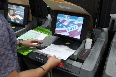 Miami-Dade County In Florida Tests Voting Machines Ahead Of Midterm Elections