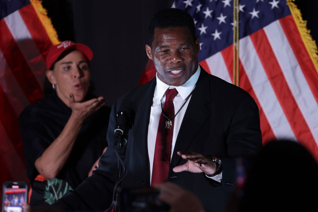 Georgia’s Republican Senate Candidate Herschel Walker Holds Election Night Event In Atlanta