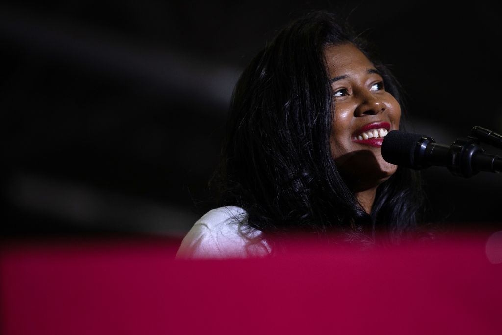 Former President Trump Holds Rally In Warren, Michigan