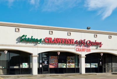 Shabang Crawfish & Mi Quang exterior in Houston, TX.