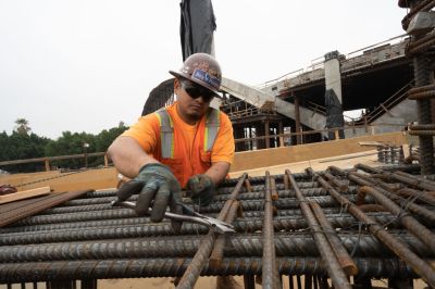 Construction Of The Los Angeles 6th Street Bridge