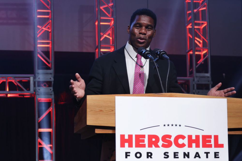 Georgia Republican Senate Candidate Herschel Walker Holds Runoff Election Night Event