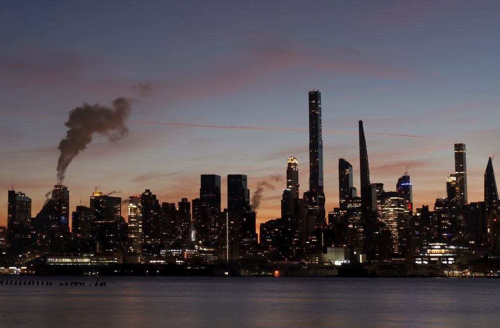 Sunrise in New York City