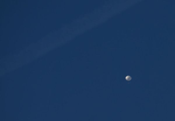 Chinese spy balloon flying above Charlotte