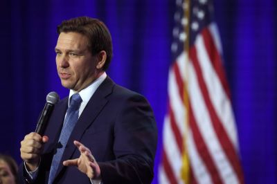 Florida Governor Ron DeSantis Speaks At The Freedom Blueprint In Iowa