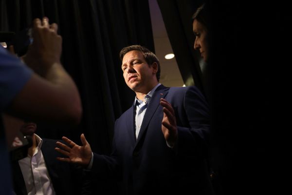 GOP Gubernatorial Candidate Ron DeSantis Campaigns In West Palm Beach