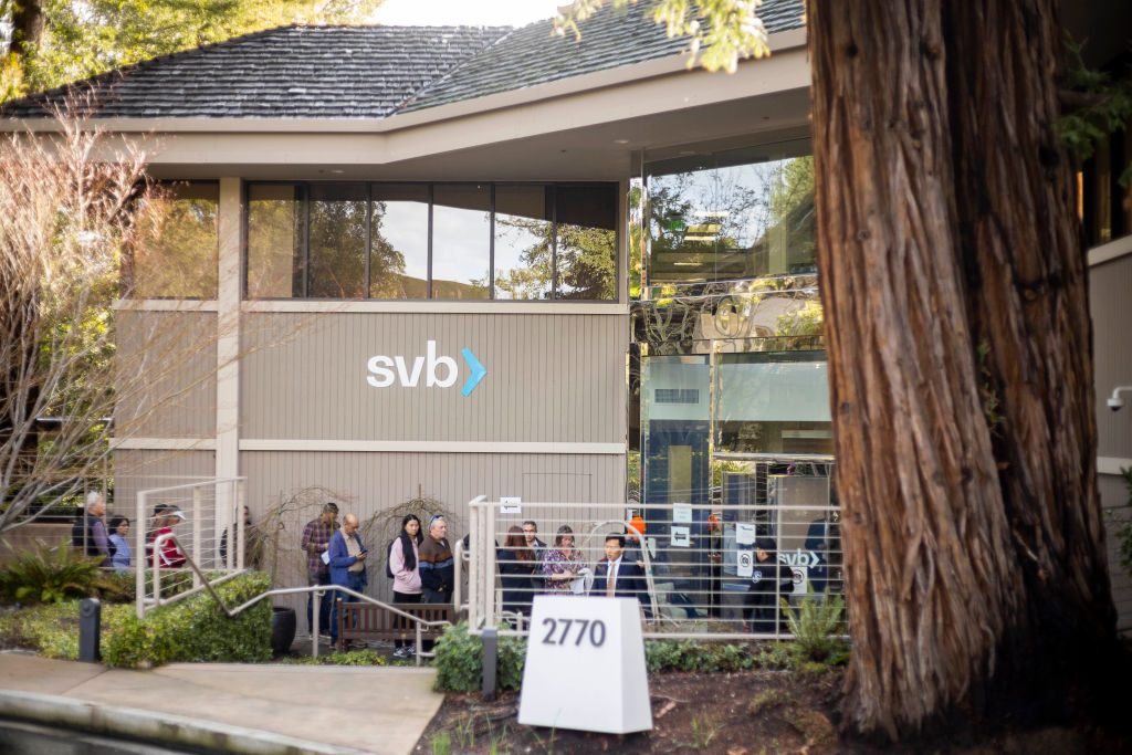 SVB branch in Menlo Park