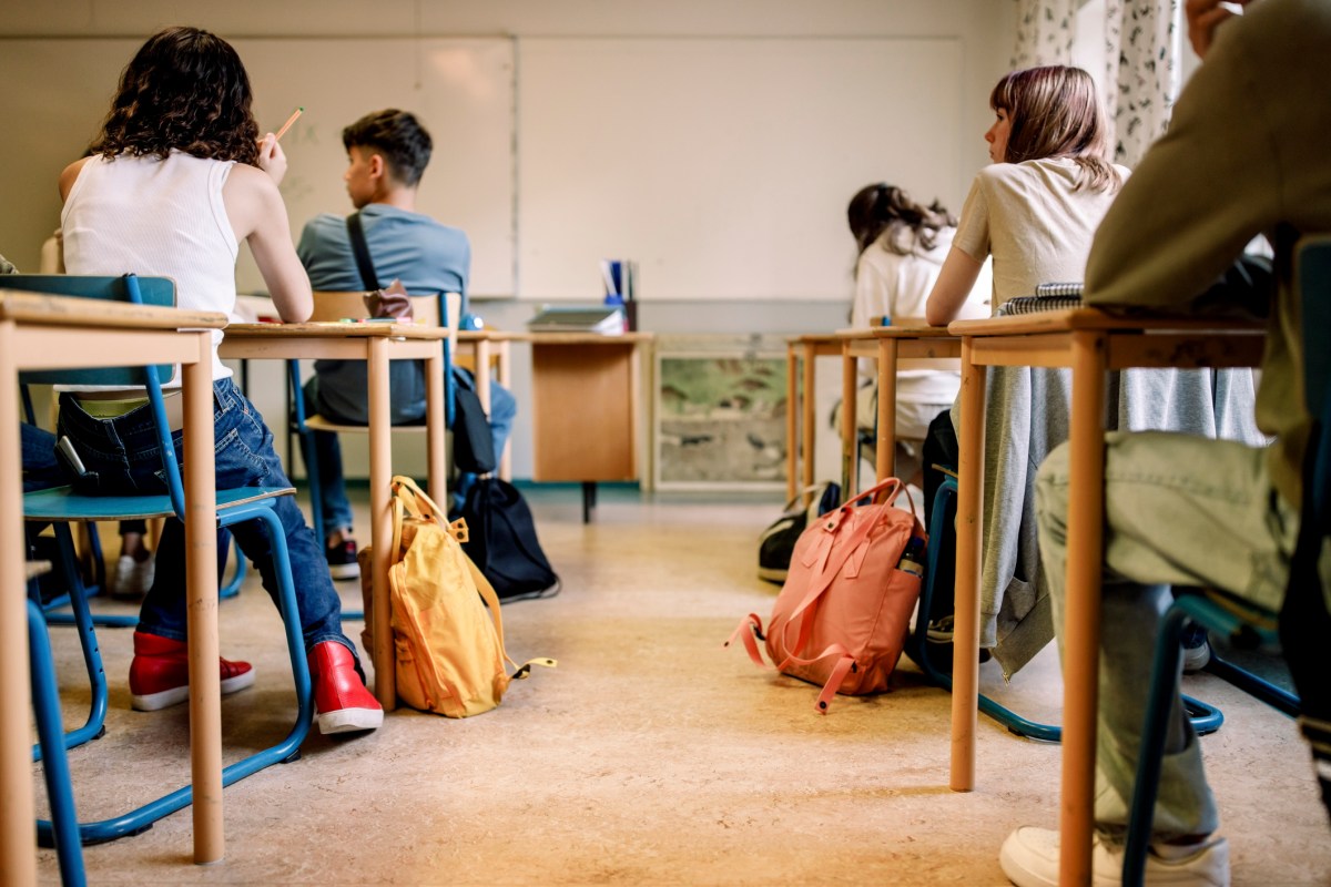 Students in a classroom. (Via Getty Images)