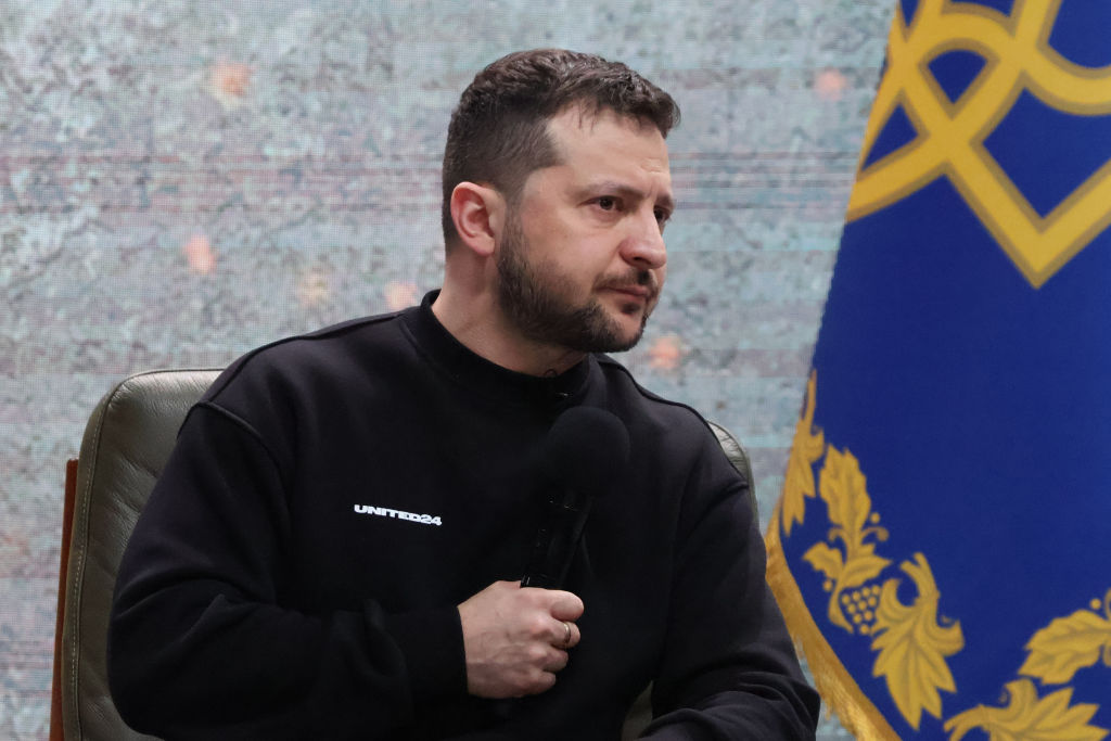 Volodymyr Zelensky Holds Press Conference On First Anniversary Of Russia’s Full-Scale Invasion