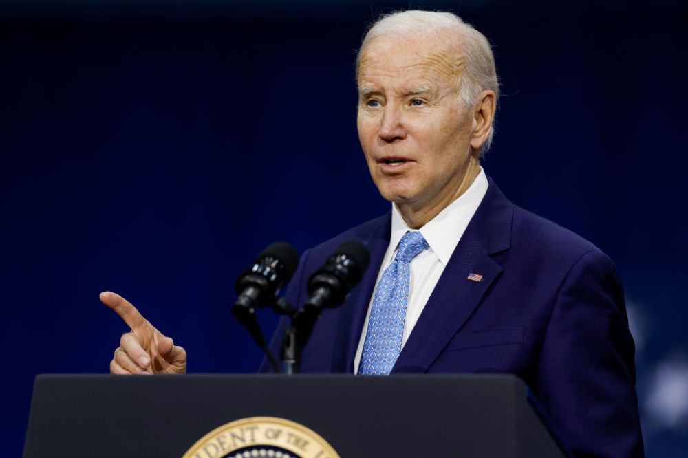 President Biden Visits Virginia Beach To Deliver Remarks On Affordable Health Care