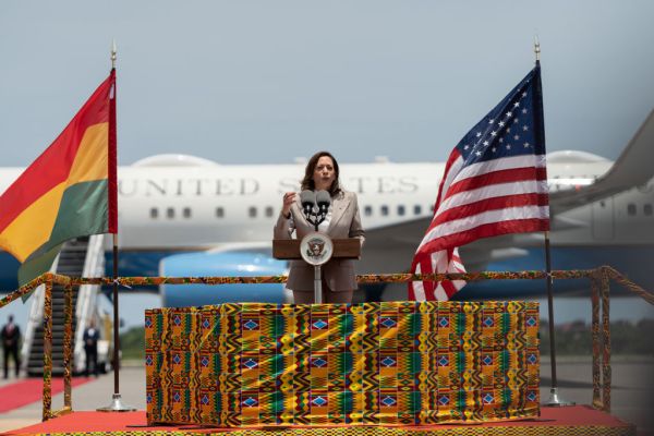 US Vice President Kamala Harris Visits Ghana