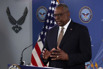 Defense Secretary Austin And General Milley Hold A Press Conference At The Pentagon