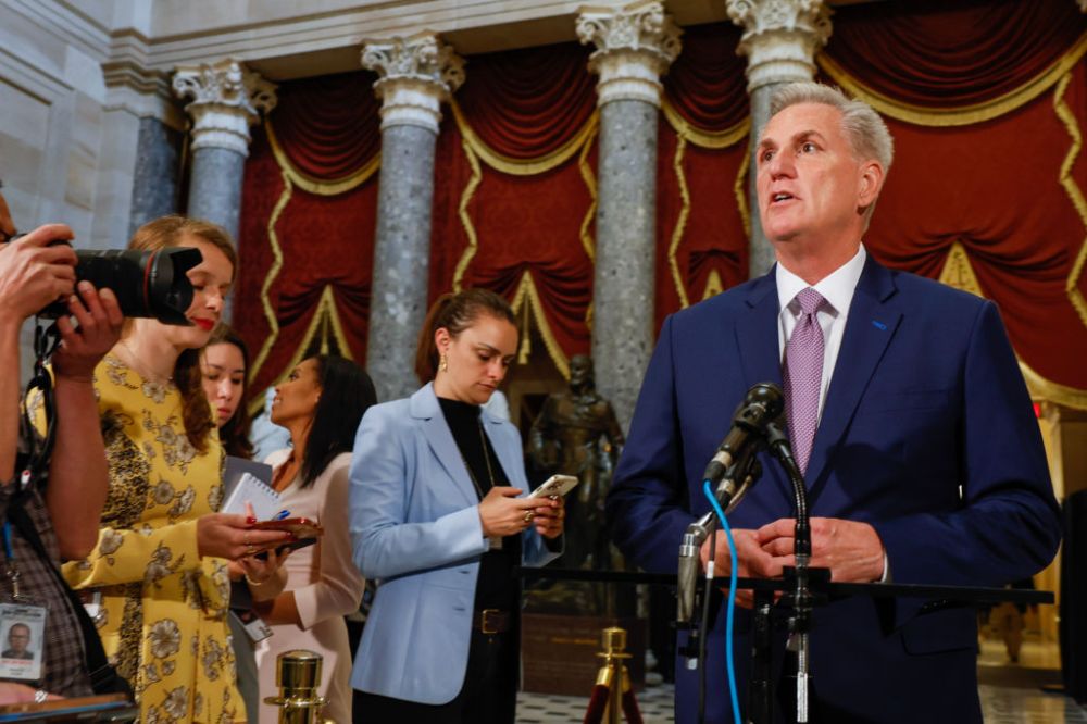 Speaker McCarthy Holds Press Conference On The Limit, Save, Grow Act