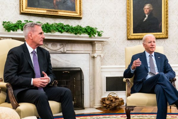 US President Joe Biden Debt Ceiling meeting House Speaker Kevin McCarthy