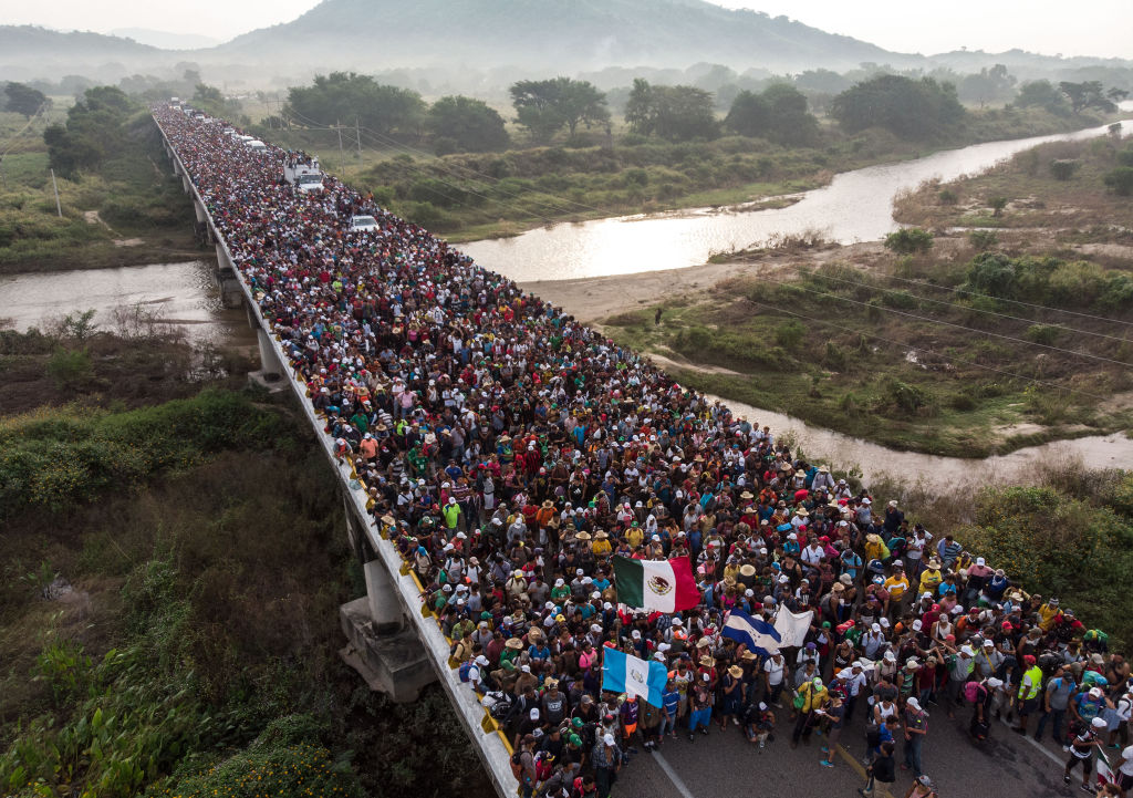 TOPSHOT-MEXICO-HONDURAS-US-MIGRATION