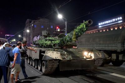 Wagner Group return to their base