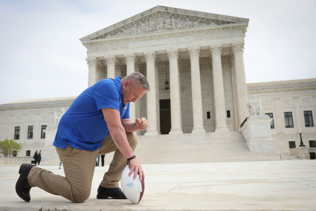 Christians Gather At Supreme Court To Pray As Bremerton Case Is Heard