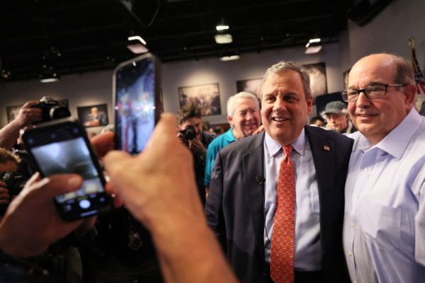 Chris Christie Attends Town Hall Event In New Hampshire