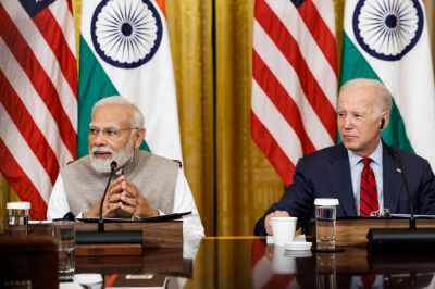 President Biden And Prime Minister Modi Of India Meet With American And Indian Business Leaders In The East Room Of White House