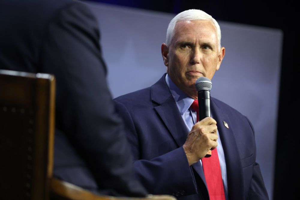 Republican Presidential Candidates Speak At The Family Leadership Summit in Iowa