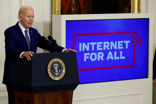 President Biden Makes Announcement About High-Speed Internet Infrastructure As Part Of The Investing In America Tour