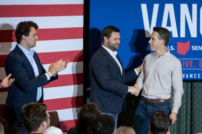 Josh Hawley Joins GOP Senate Candidate JD Vance On Ohio Campaign Trail