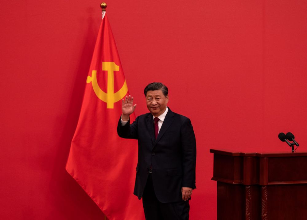 China’s Standing Committee Members Of The 20th CPC Central Committee Meet With Press