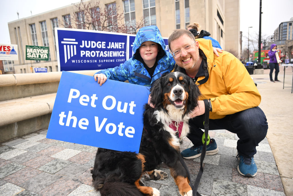 Wisconsin Democrats Pet Out The Vote Event At UW-Madison