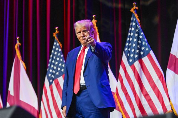 Former President Trump Addresses The Alabama GOP Summer Dinner