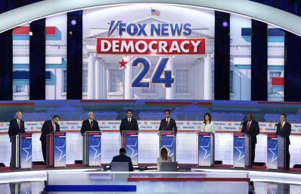 Presidential Hopefuls Square Off In First GOP Debate