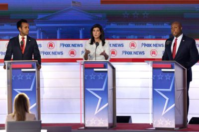Presidential Hopefuls Square Off In First GOP Debate
