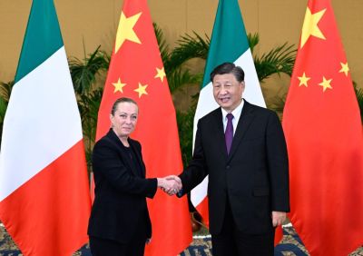INDONESIA-BALI-CHINA-XI JINPING-ITALY-MELONI-MEETING