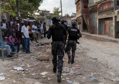 HAITI-UNREST-POLICE-GANG