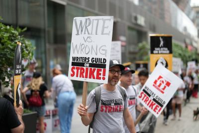 SAG-AFTRA Members Maintain Picket Lines Across New York City During Strike