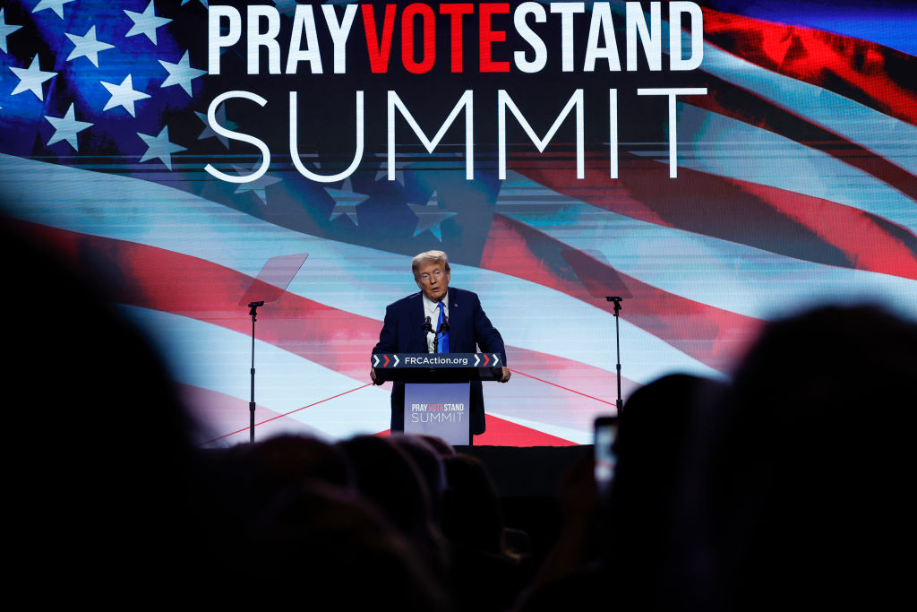 Republican Presidential Candidates Speak At The Pray Vote Stand Summit In Washington, D.C.